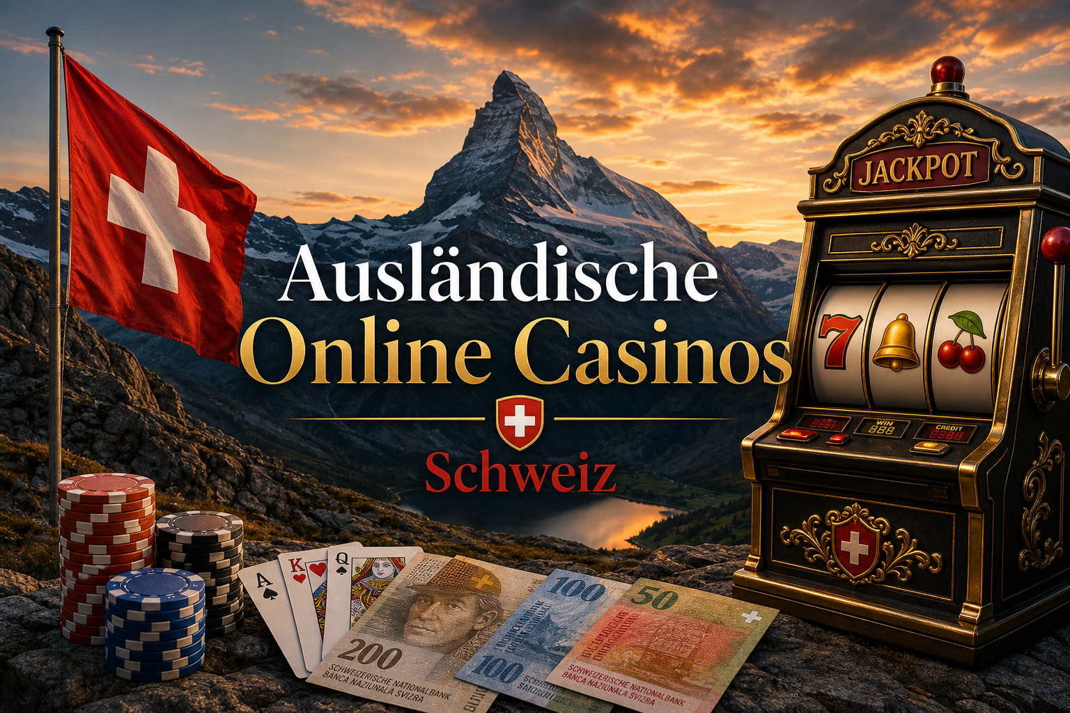 Ausländische Online Casinos Schweiz – Banner